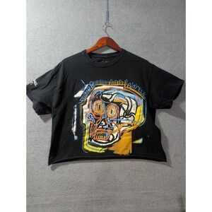Basquiat Graphic Crop T Shirt Women M Jean Michel Basquiat Art Tee